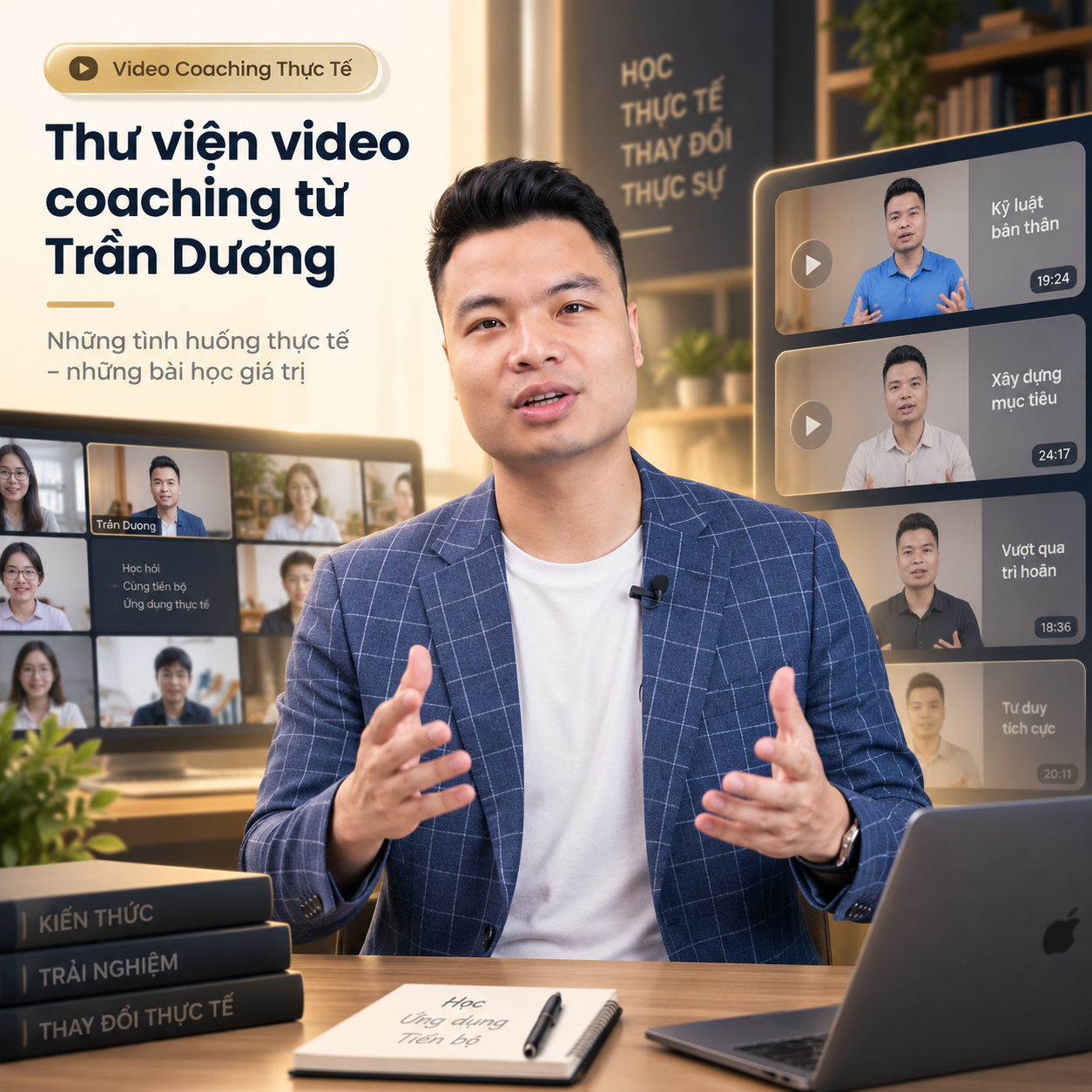 Thư viện video coaching theo từng chủ đề thực tế