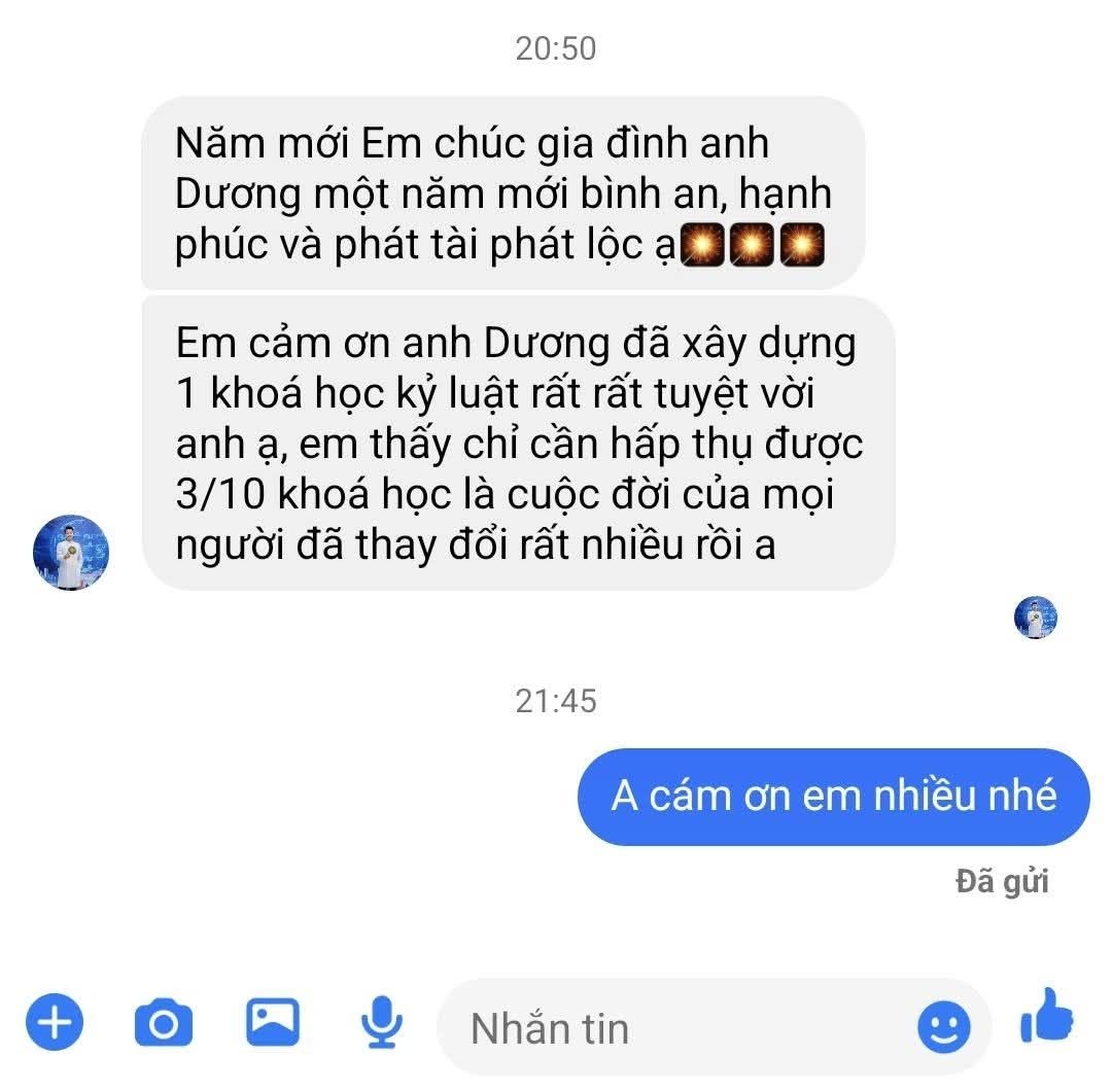 Tin nhắn của Hoàng Đoàn