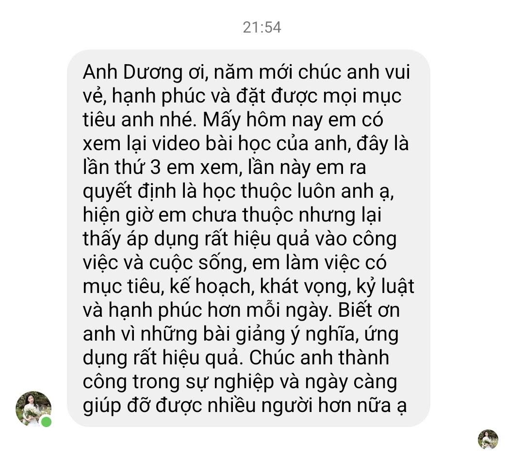 Tin nhắn gốc của Phương Thảo